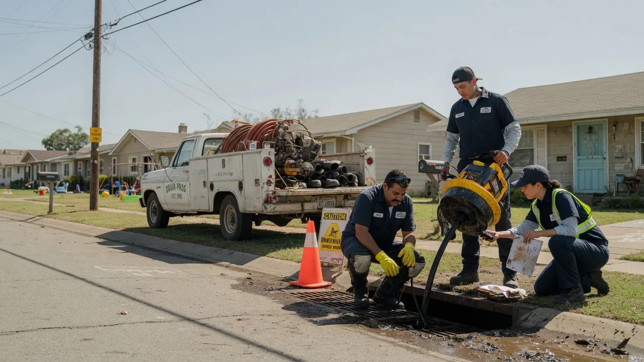Drain Cleaning in Sunset, TX near me